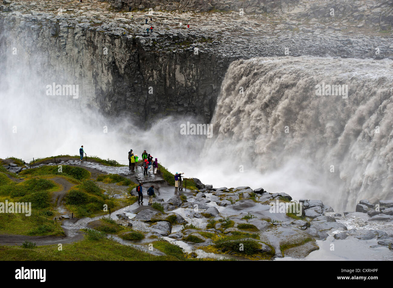 Potenza della natura, Dettifoss cascata Vatnajokull National Park, Islanda Foto Stock