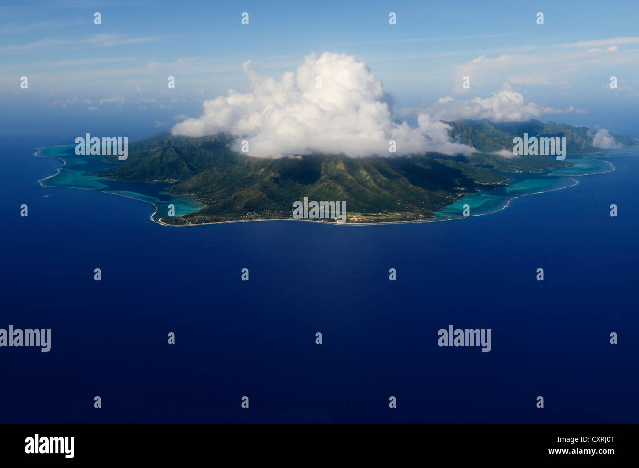 Raiatea, Ra'iatea, Leeward Islands, Isole della Società, Polinesia francese, Oceano Pacifico Foto Stock