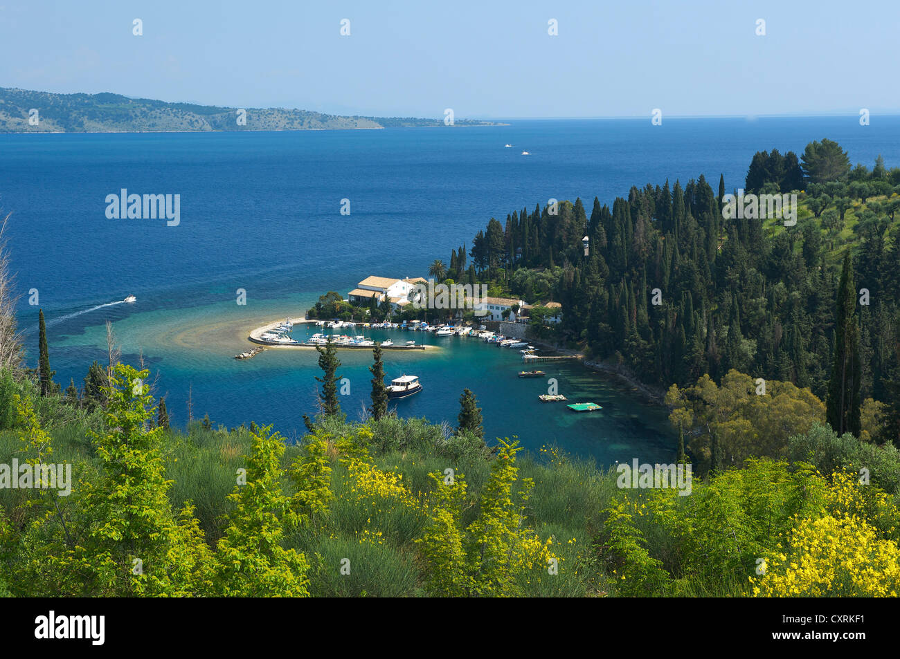Kouloura, Corfu, Isole Ionie, Grecia, Europa Foto Stock