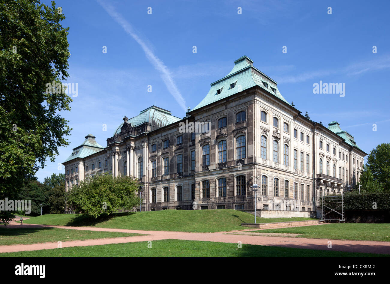 Japanisches Palais, o Palazzo Giapponese alloggiante il Museo di Etnologia di Dresda, il Museo di Stato per Pre-History e il Foto Stock