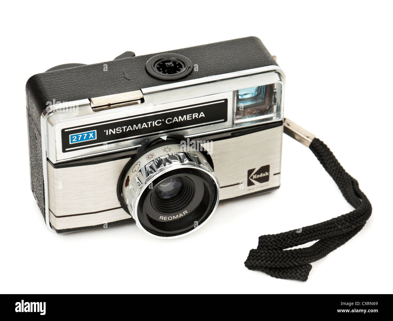 Fine anni settanta Kodak Instamatic 277X point-and-shoot fotocamera a pellicola Foto Stock