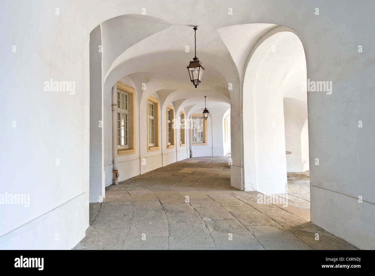 Archivio, Schloss Solitude Palace, Stuttgart-West, Stoccarda, Baden-Wuerttemberg, Germania, Europa Foto Stock