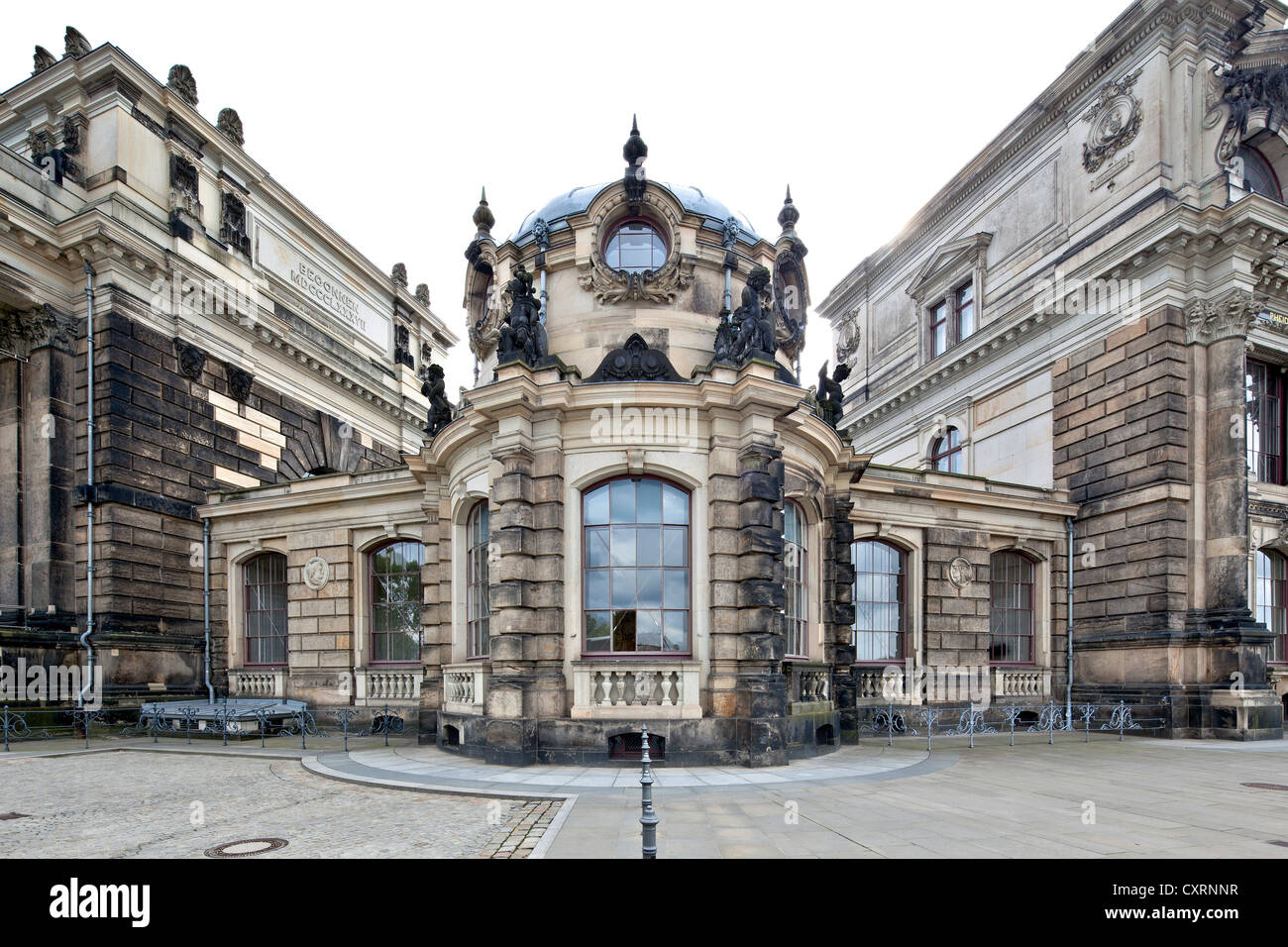 Accademia di Belle Arti, ex Accademia Reale di Belle Arti, Dresda, Sassonia, Germania, Europa PublicGround Foto Stock