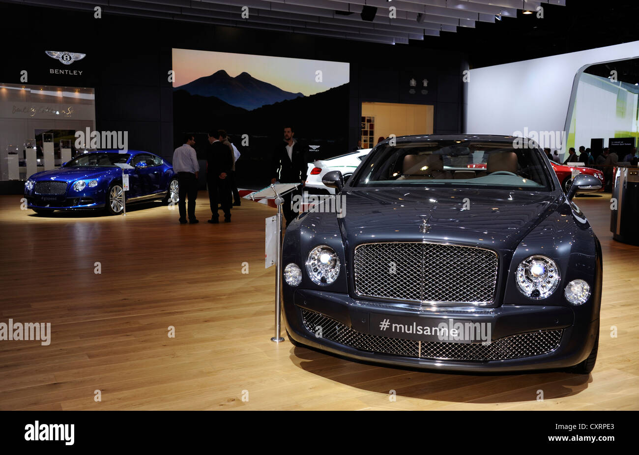 Bentley Mulsanne,Motor Show di Parigi,Francia Foto Stock