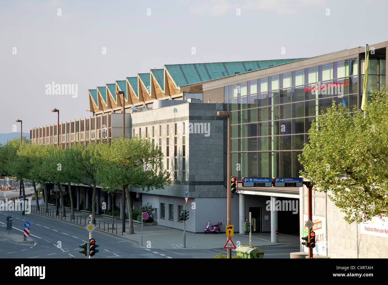 Congress Centrum Mainz, Rheingoldhalle, Mainz, Renania-Palatinato, Germania, Europa PublicGround Foto Stock