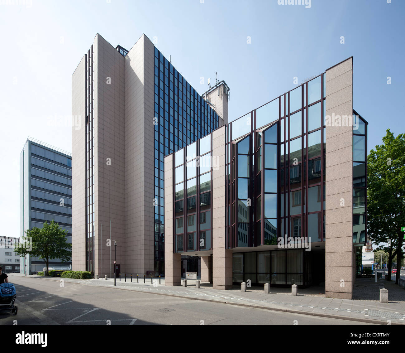 Ministero degli Affari sociali della Renania Palatinato, Mainz, Renania-Palatinato, Germania, Europa PublicGround Foto Stock