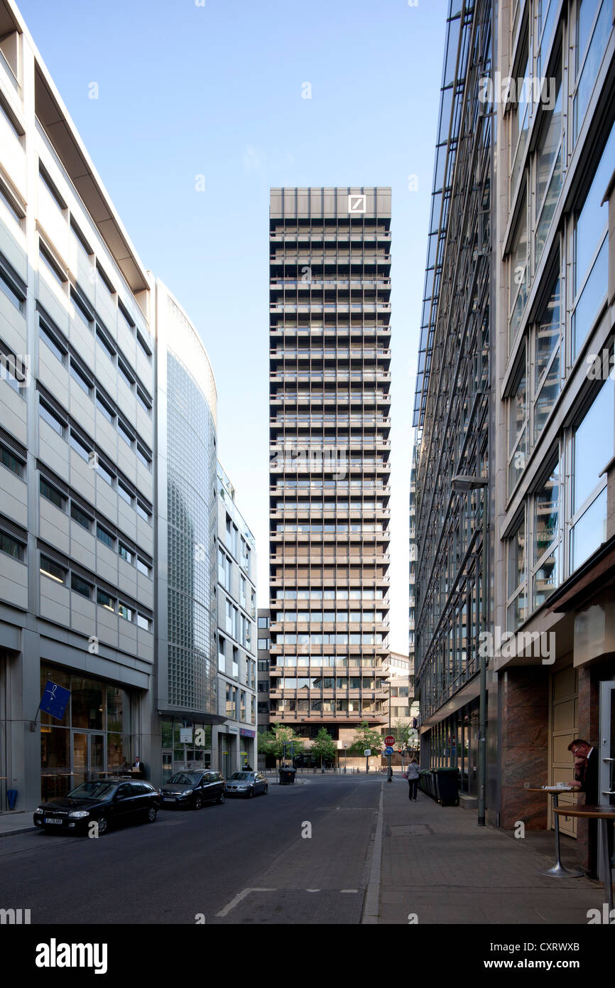 Deutsche Bank Investment Banking Center Francoforte, Frankfurt am Main, Hesse, Germania, Europa PublicGround Foto Stock