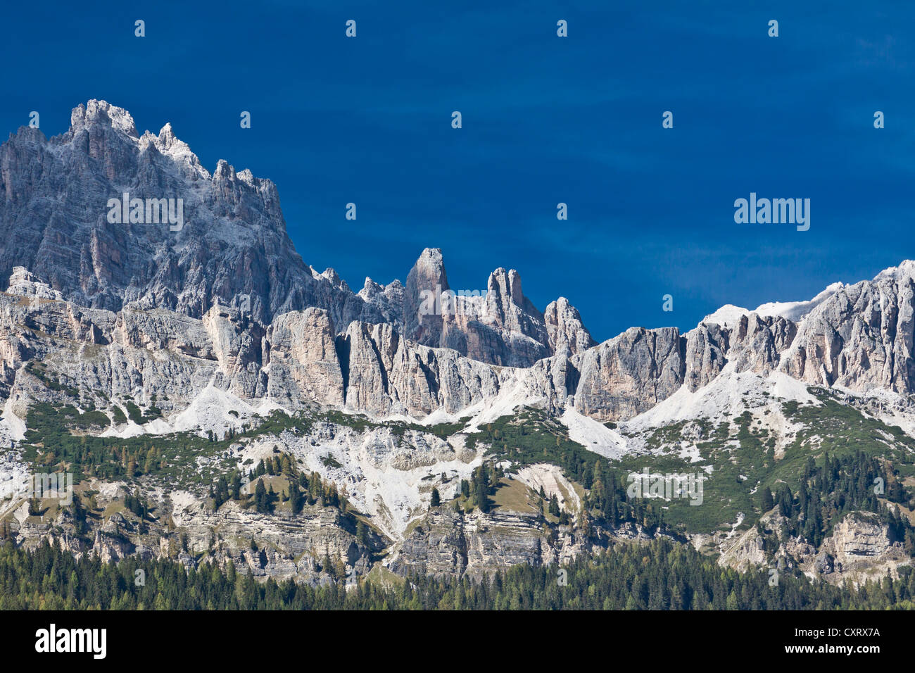 Gruppo delle Marmarole montagne, Auronzo di Cadore, Dolomiti, Italia, Europa Foto Stock