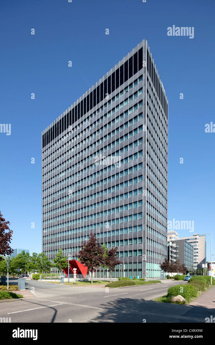 Ufficio Campus-Tower edificio, Buerostadt Niederrad business park, Frankfurt am Main, Hesse, Germania, Europa PublicGround Foto Stock
