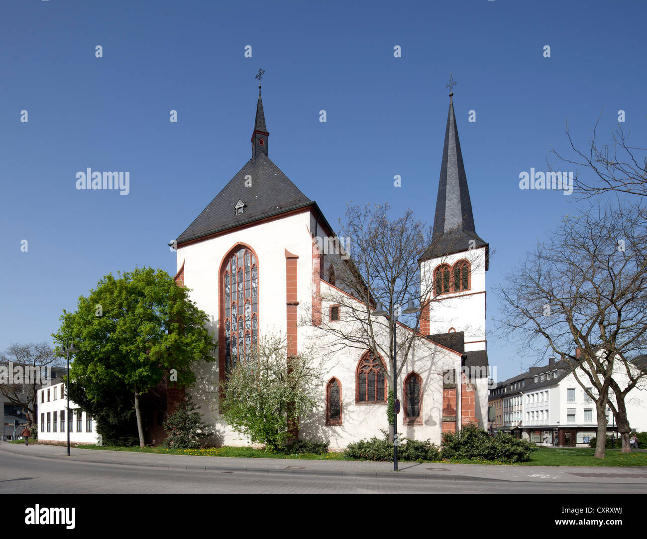 Chiesa Parrocchiale di Sant'Antonio, Trier, Renania-Palatinato, Germania, Europa PublicGround Foto Stock