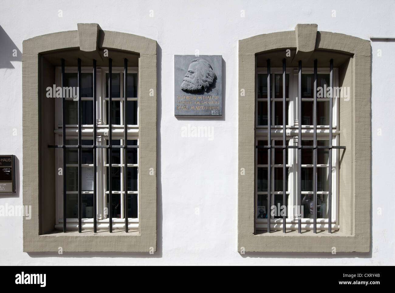 Karl-Marx-Haus, il luogo di nascita di Karl Marx, Karl-Marx-museo, Trier, Renania-Palatinato, Germania, Europa PublicGround Foto Stock