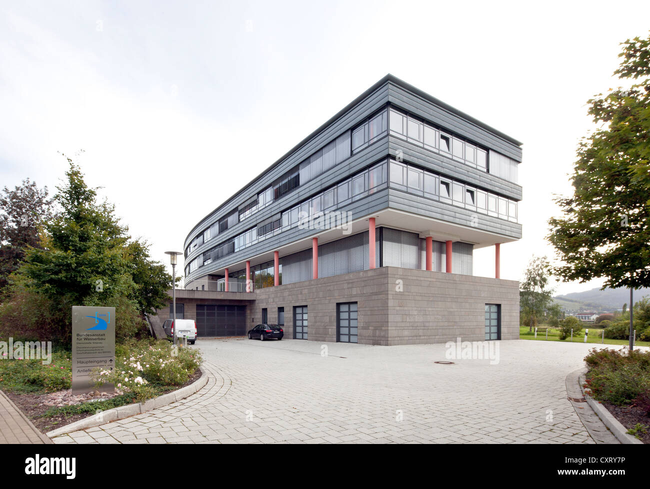 Istituto federale di ricerca per la progettazione idraulica, Ilmenau, Turingia, Germania, Europa PublicGround Foto Stock