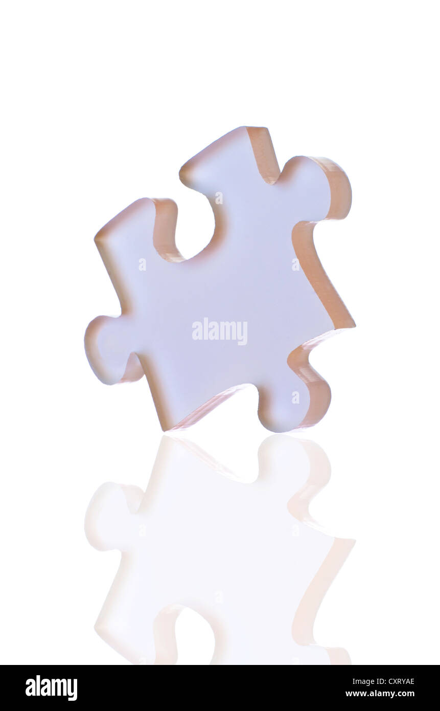 Pezzo di puzzle in Plexiglas Foto Stock