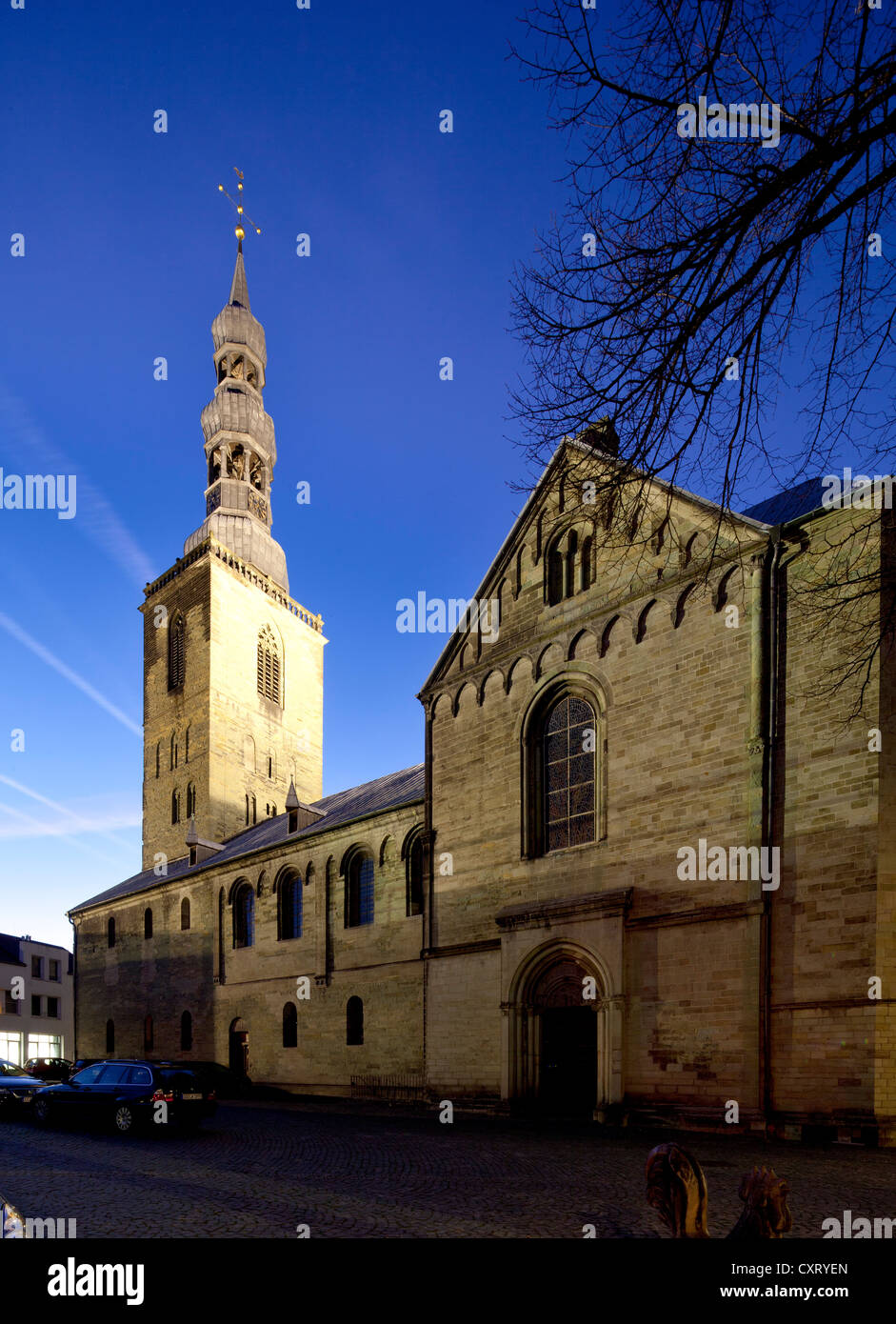 San-Petri-Kirche chiesa o Alde Kerke, Soest, Renania settentrionale-Vestfalia, Germania, Europa PublicGround Foto Stock
