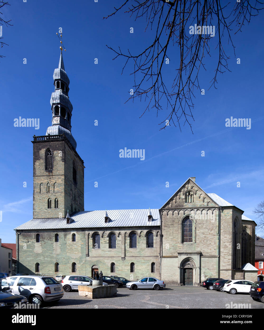 San-Petri-Kirche chiesa, noto anche come Alde Kerke chiesa, Soest, Renania settentrionale-Vestfalia, PublicGround Foto Stock
