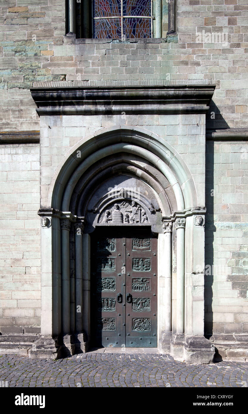 San-Petri-Kirche chiesa, noto anche come Alde Kerke chiesa, Soest, Renania settentrionale-Vestfalia, Germania, Europa PublicGround Foto Stock