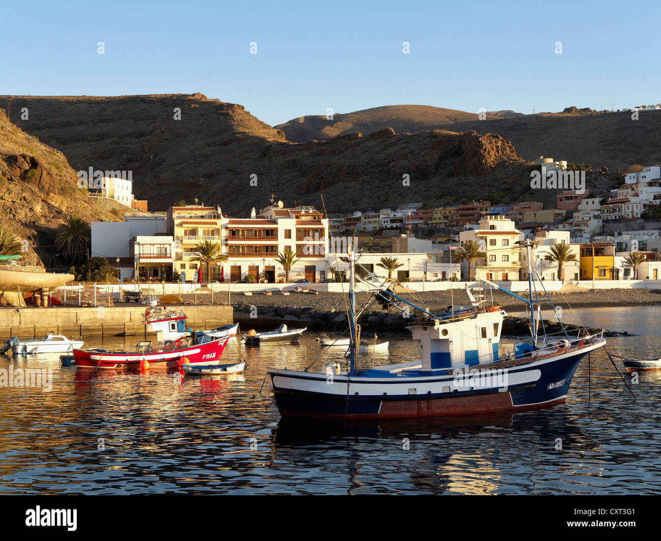 Porto, Playa de Santiago, La Gomera, isole Canarie, Spagna, Europa Foto Stock