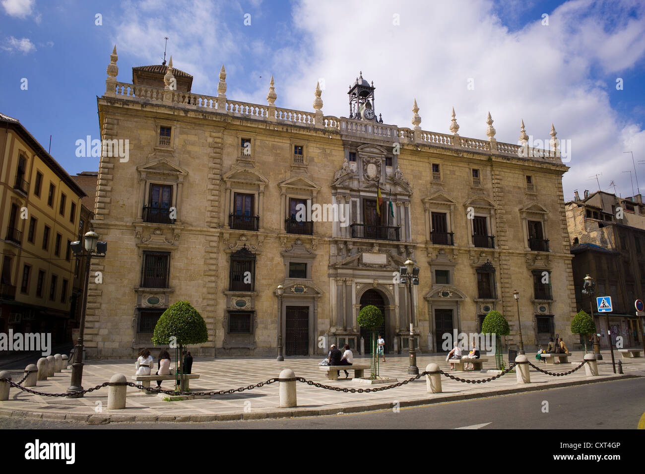 Royal Chancery di Granada, Andalusia alla Corte Suprema di Giustizia, Real Chancilleria, Casa de los Agreda, palazzo del governo Foto Stock