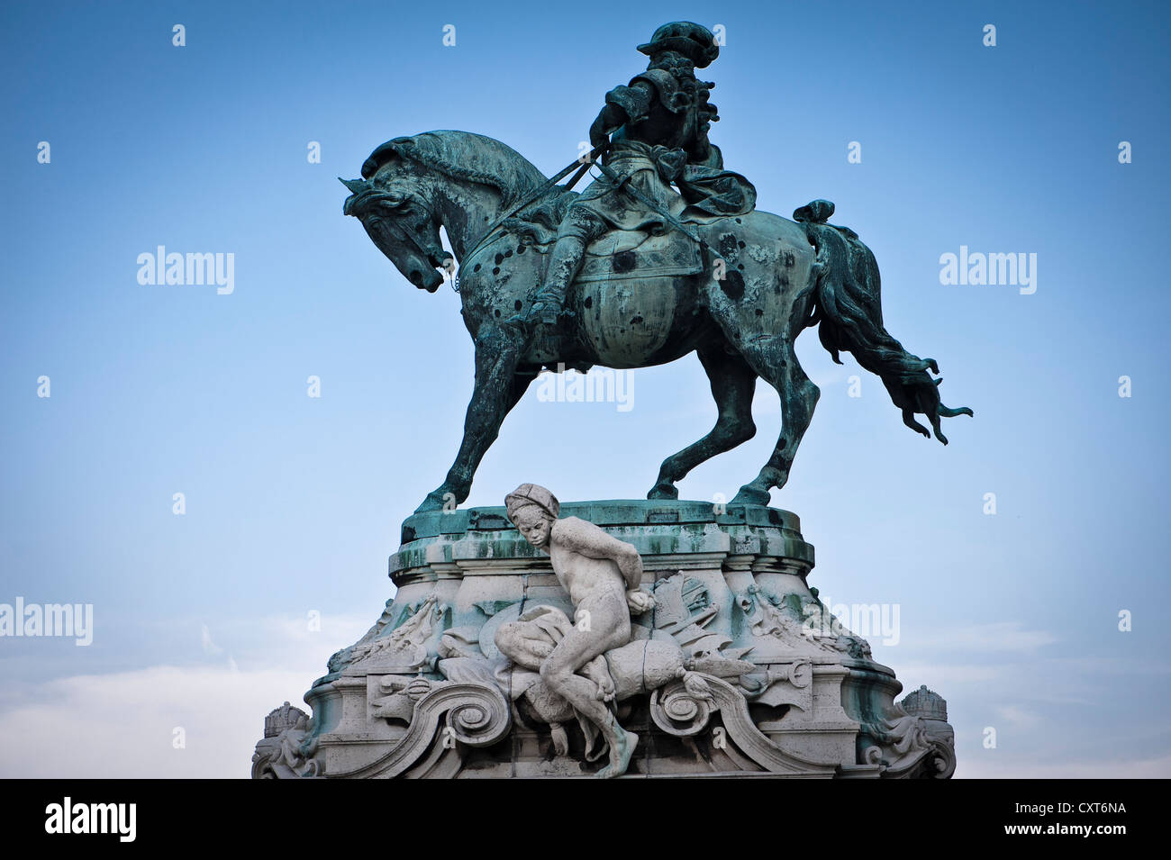 Statua del Principe Eugenio di Savoia, Budapest Foto Stock