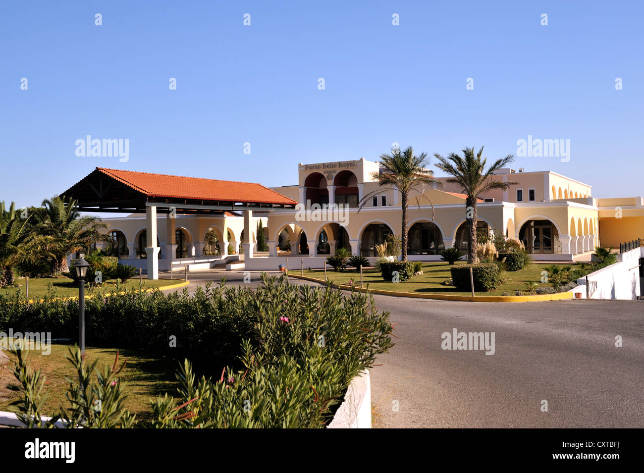 Porto Bello Royal Resort All-inclusive Kardamena, isola di Kos, Grecia Foto Stock