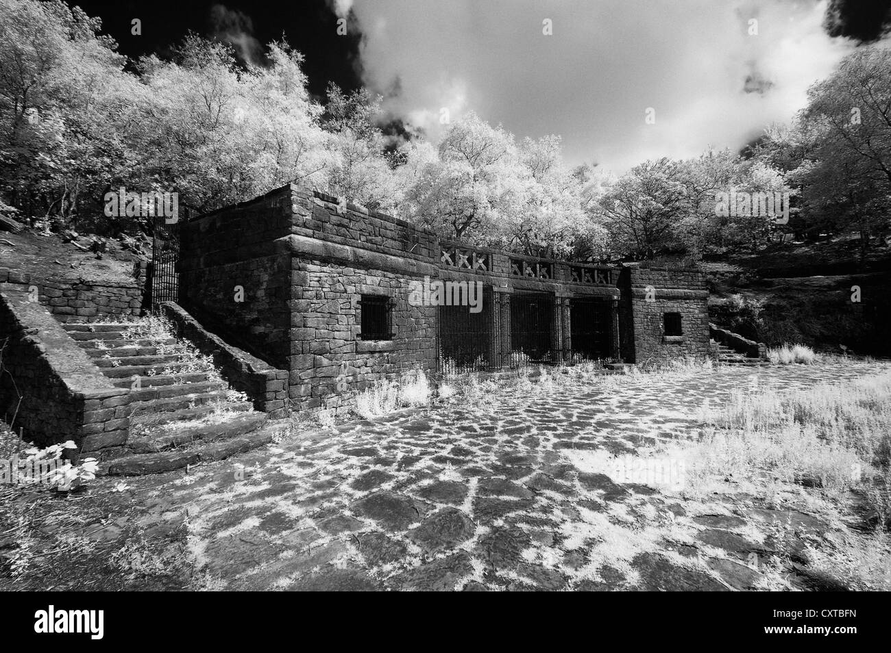 Summer House, leva Park, Rivington Foto Stock