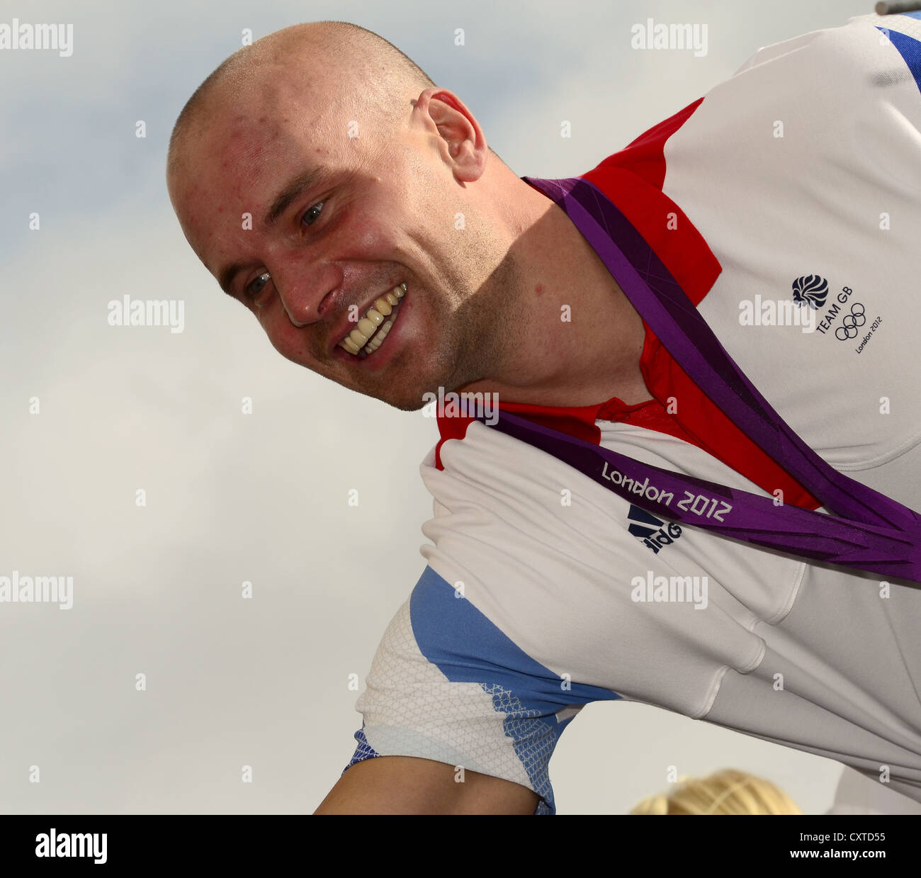 Olimpiadi 2012 Team GB Parade Foto Stock