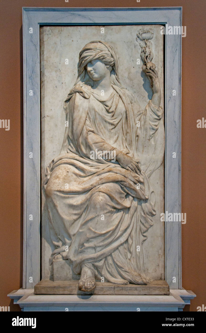 Figura allegorica 1672 François Girardon (francese, Troyes 1628-1715 Parigi)146 cm Francia Foto Stock