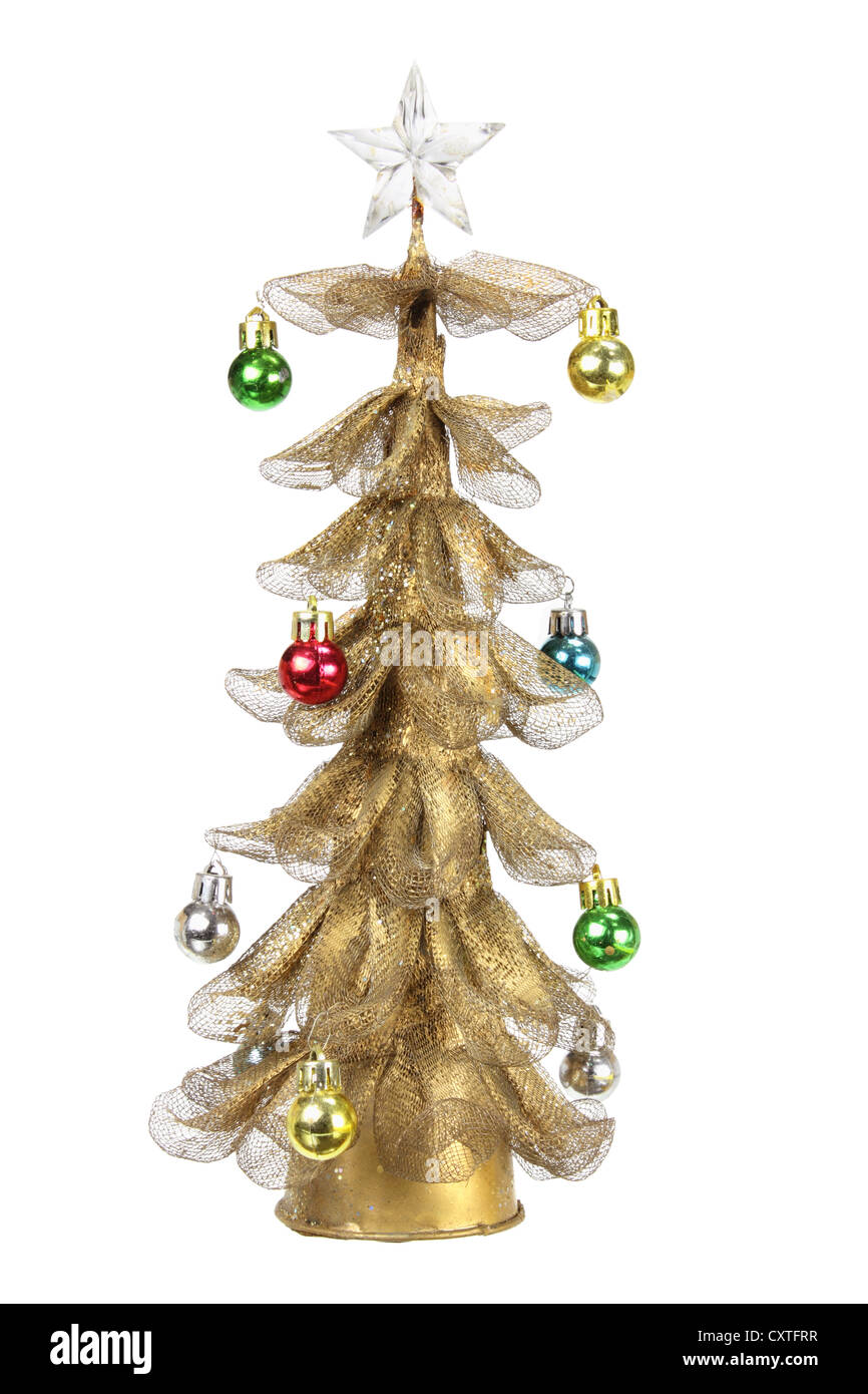 Miniatura albero di Natale Foto Stock