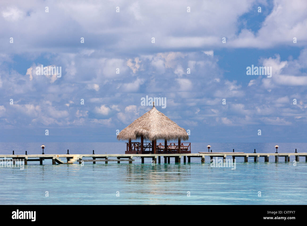 Impressioni di Eriyadu Island, North Male Atoll, Maldive Foto Stock