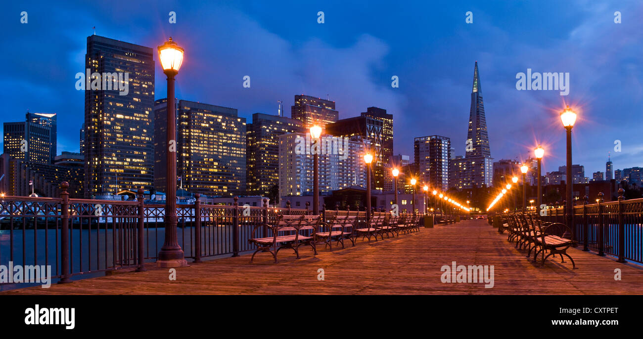 San Francisco da Pier 7 Foto Stock