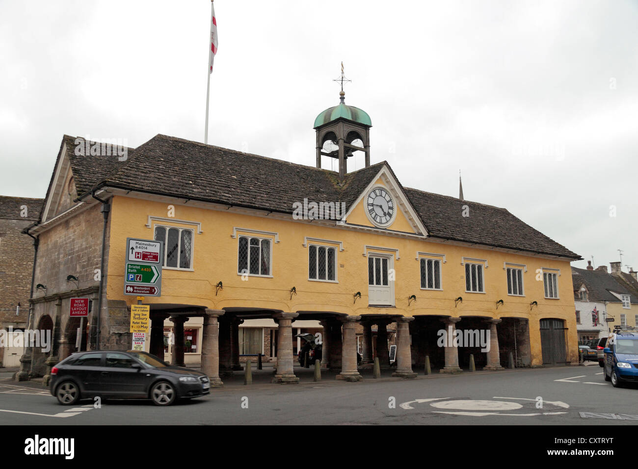 La grande casa mercato a Tetbury, Gloucestershire, Regno Unito Foto Stock