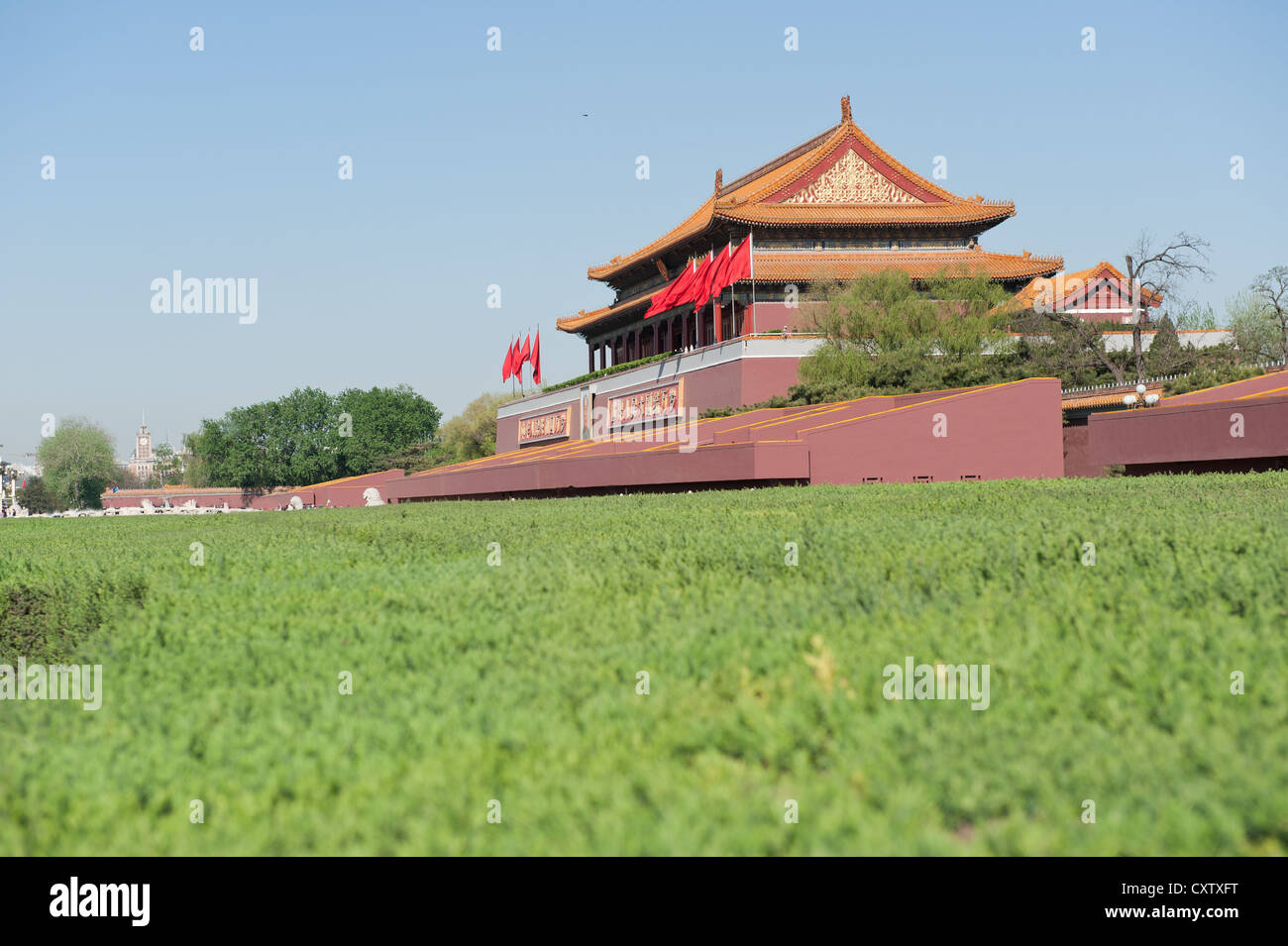 Pechino, Cina il gate di tiananmen Foto Stock