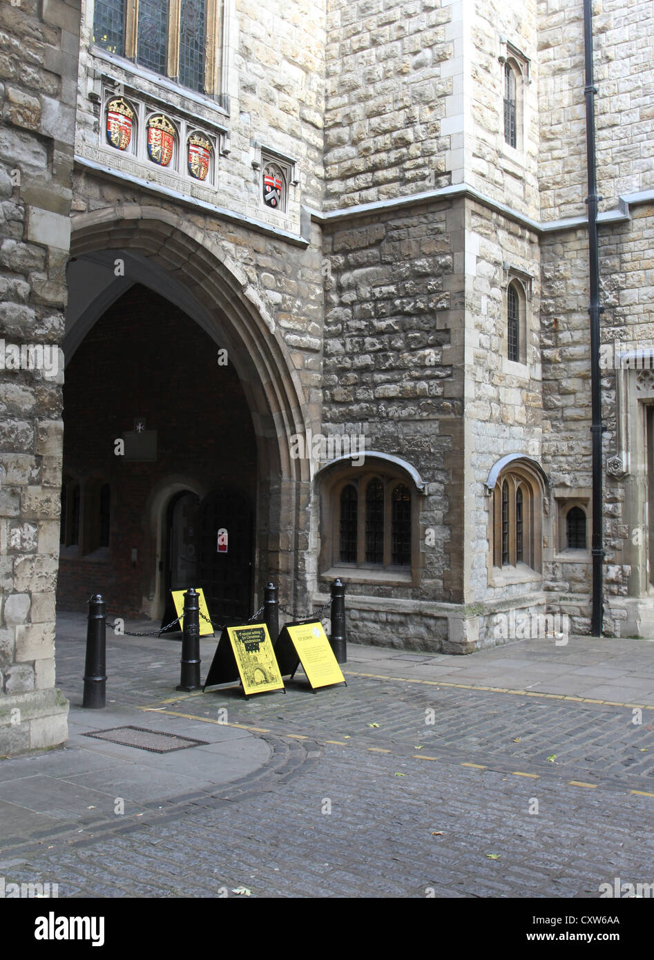 Museo dell'ordine di St Johns Londra Ottobre 2012 Foto Stock