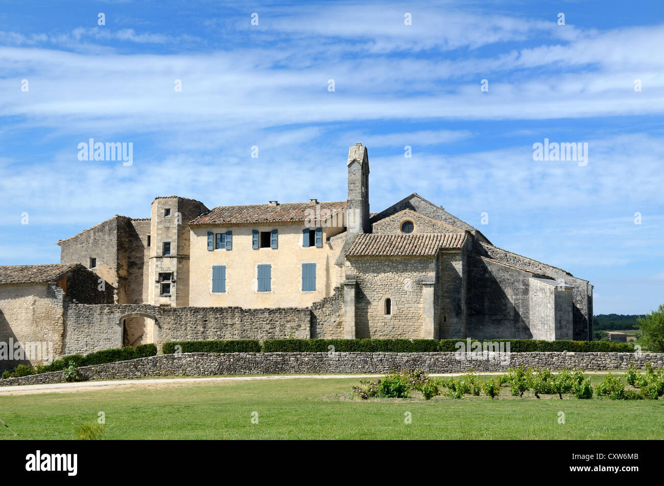 Priorato di Salagon o abbazia romanica (c12th) Mane Alpes-de-Haute-Provence Provence Francia Foto Stock