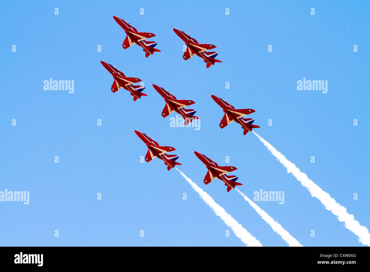 Le frecce rosse acrobazia team display Foto Stock