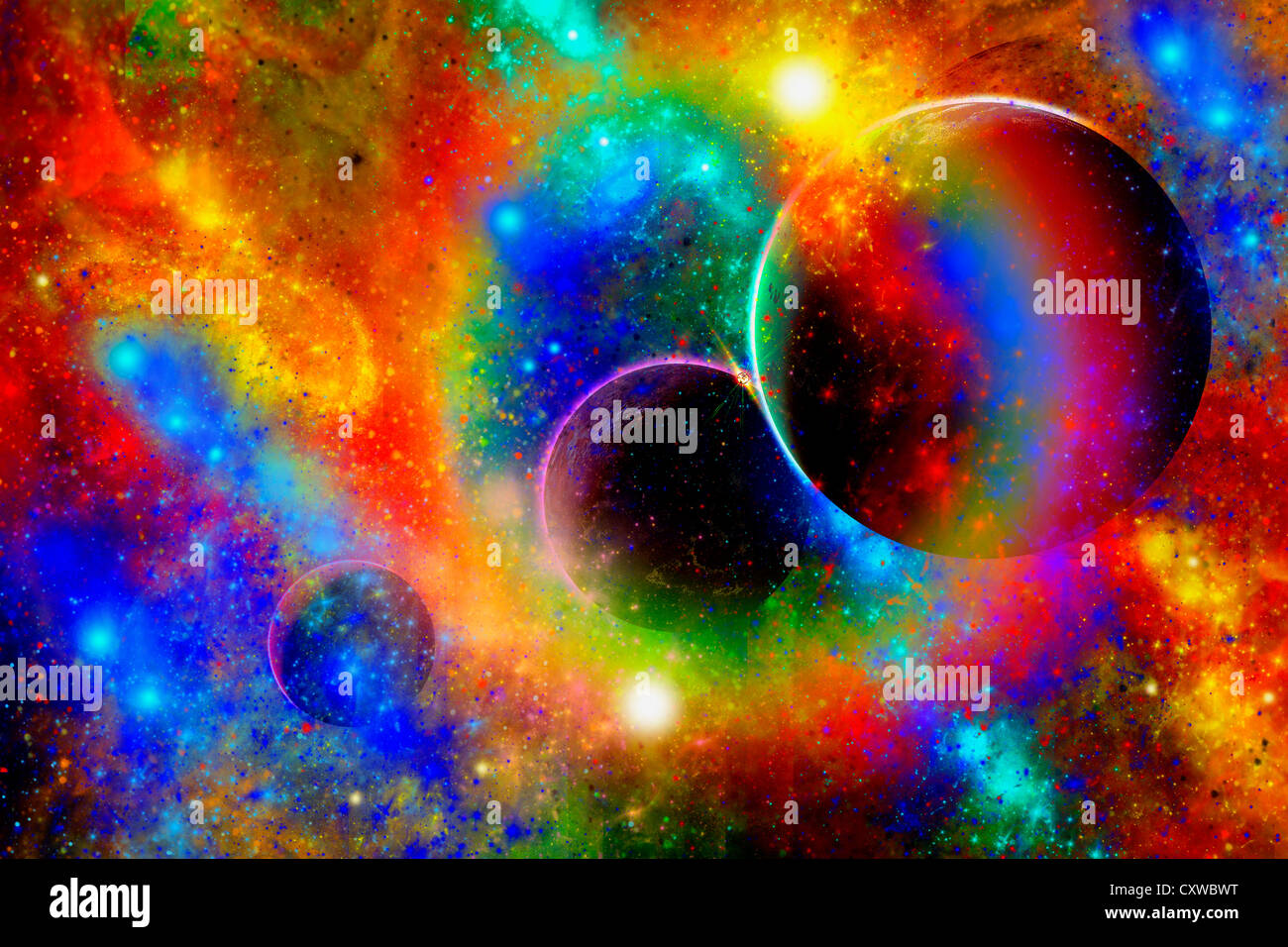 Nebulosa planetaria Foto Stock