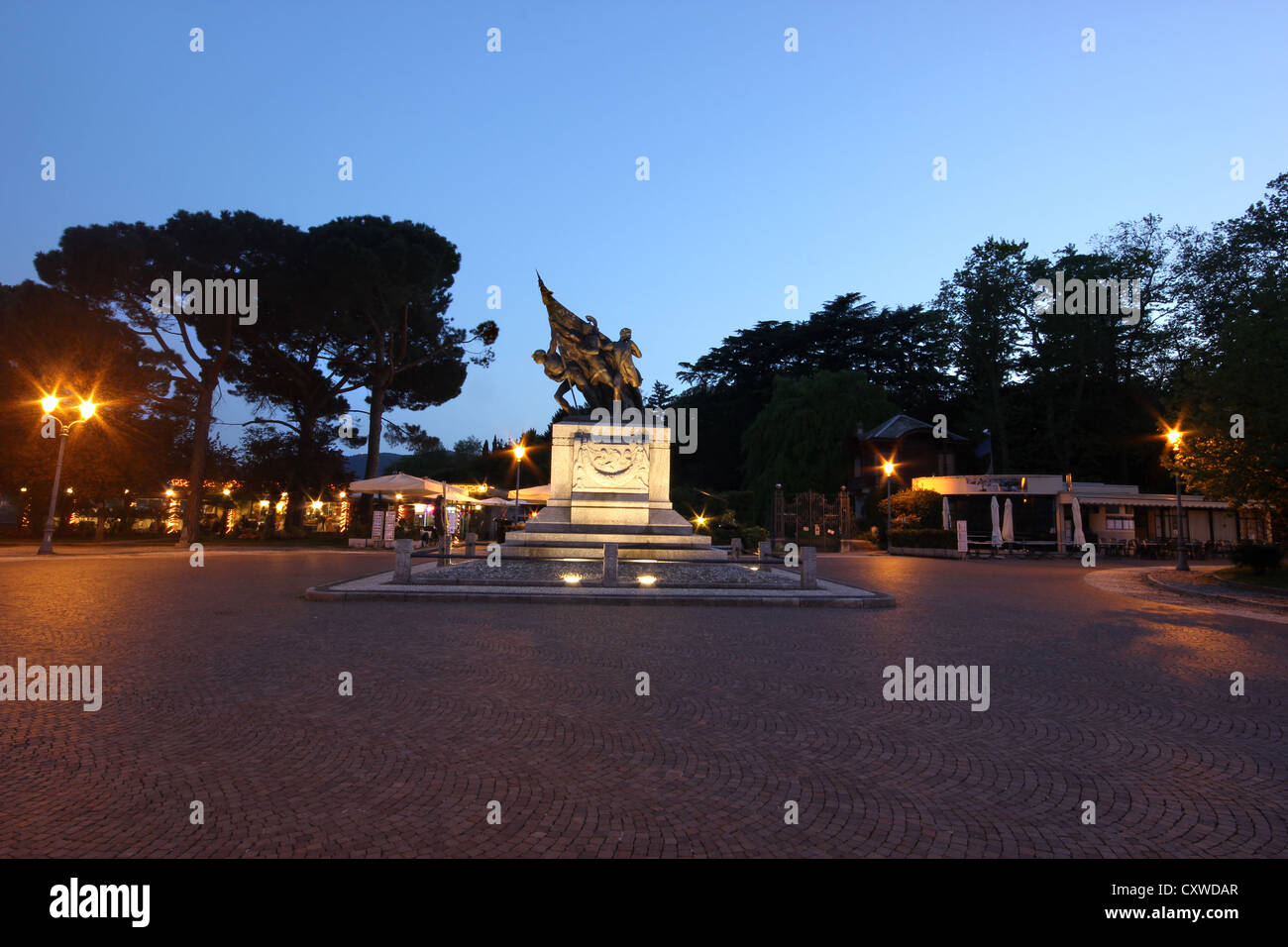 Cernobbio, Como, Italia, statua, photoarkive Foto Stock