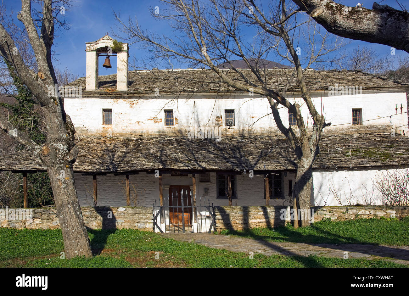 Vecchia chiesa vicino a Agios Georgios (Pelion Peninsula, Tessaglia, Grecia) Foto Stock