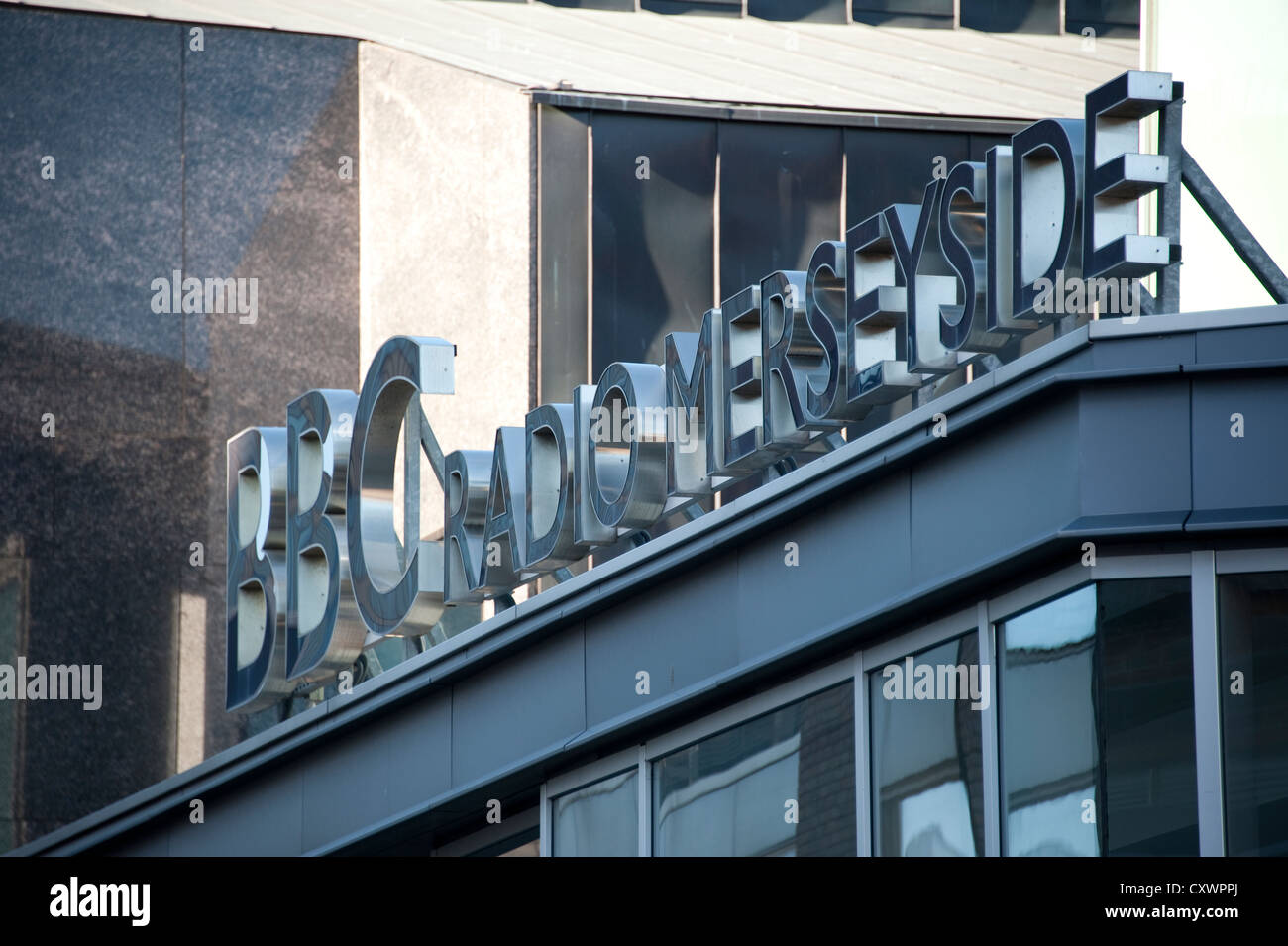 BBC Radio Merseyside North West UK locale Foto Stock
