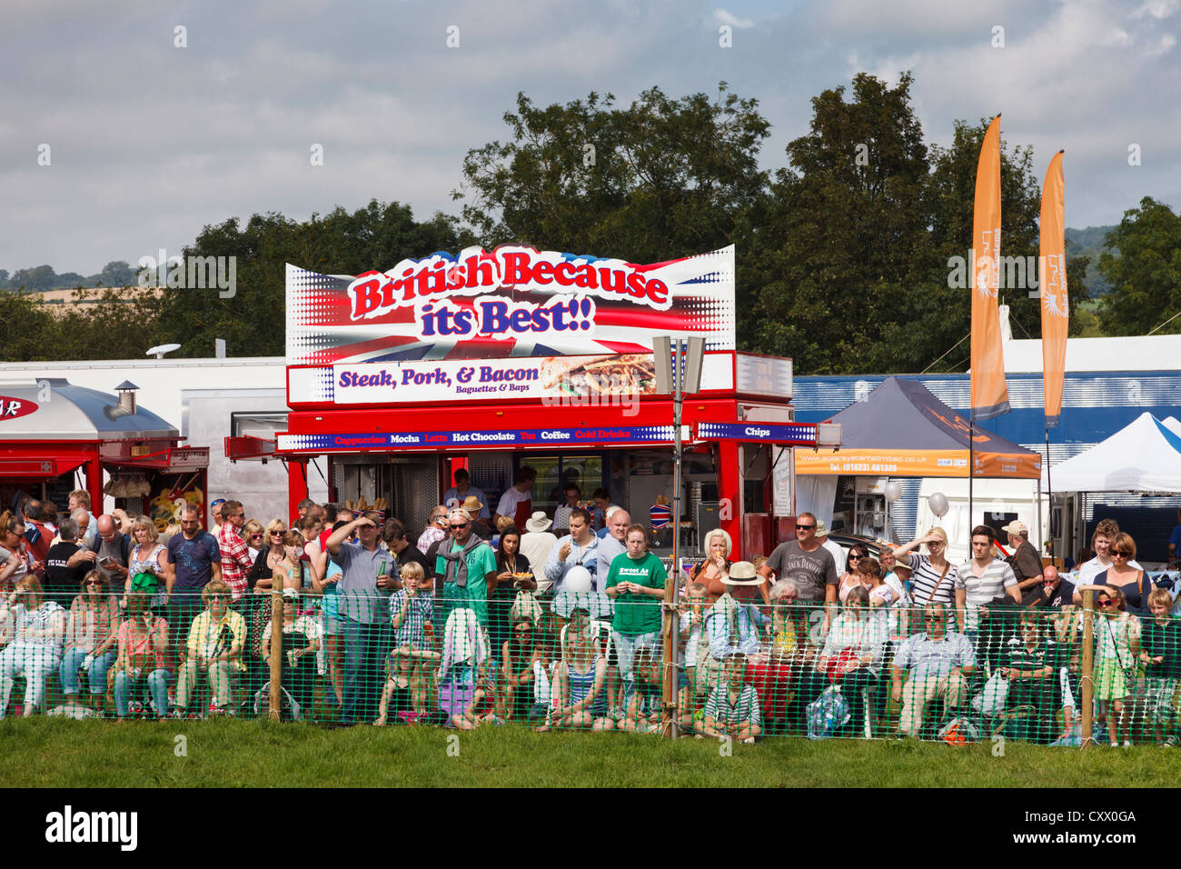 Mostra agricola - le persone a metà Somerset show, Shepton Mallet, Regno Unito Foto Stock