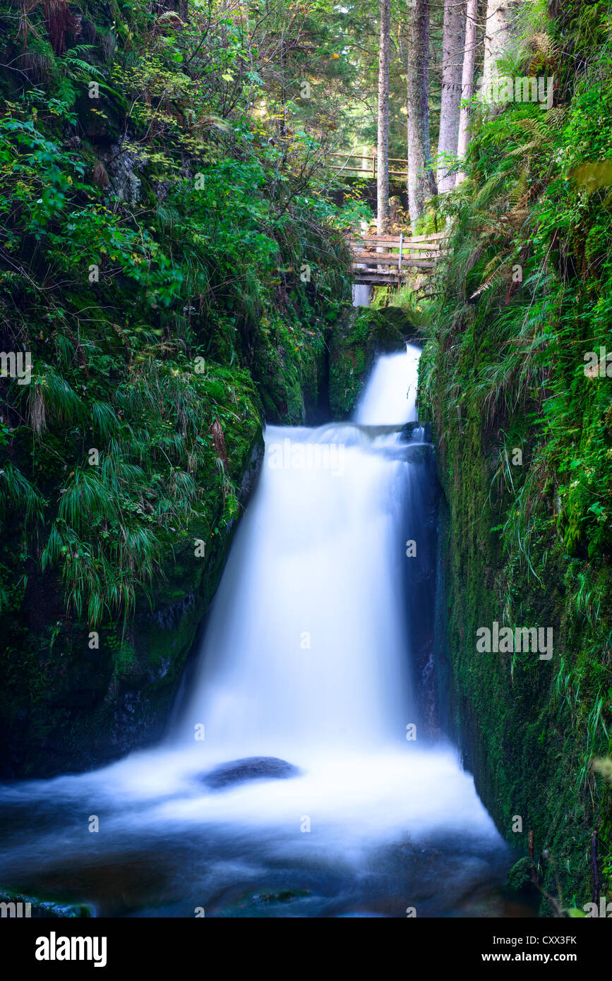 Cascata di Menzenschwand, Nero Forrest, Baden Wuertemberg, Germania Foto Stock