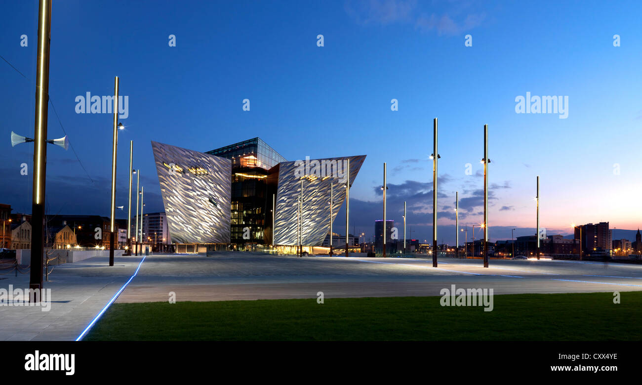 Titanic Belfast, Irlanda del Nord Foto Stock