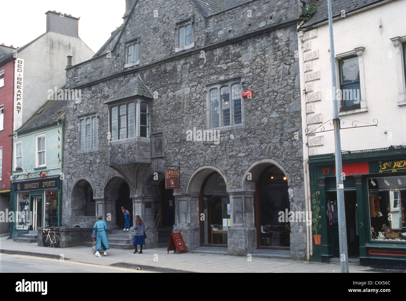 Rothe House & Garden, una casa storica in Kilkenny nel sud-est dell'Irlanda, Foto Stock