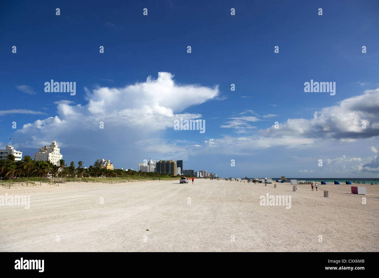 South Beach di Miami Florida usa Foto Stock