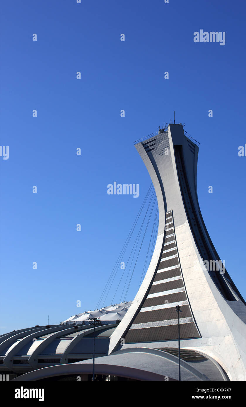 Montreal Olympic Stadium Foto Stock