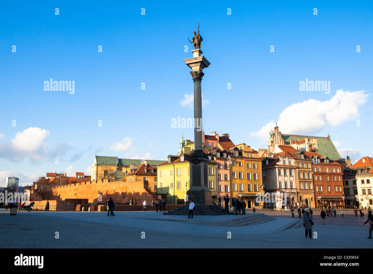 Piazza della città vecchia Varsavia POLONIA Foto Stock