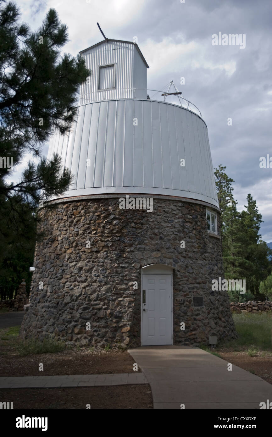 Un telescopio presso l'Osservatorio Lowell, Flagstaff, in Arizona, Stati Uniti d'America - Il pianeta Plutone è stato scoperto utilizzando questo telescopio Foto Stock