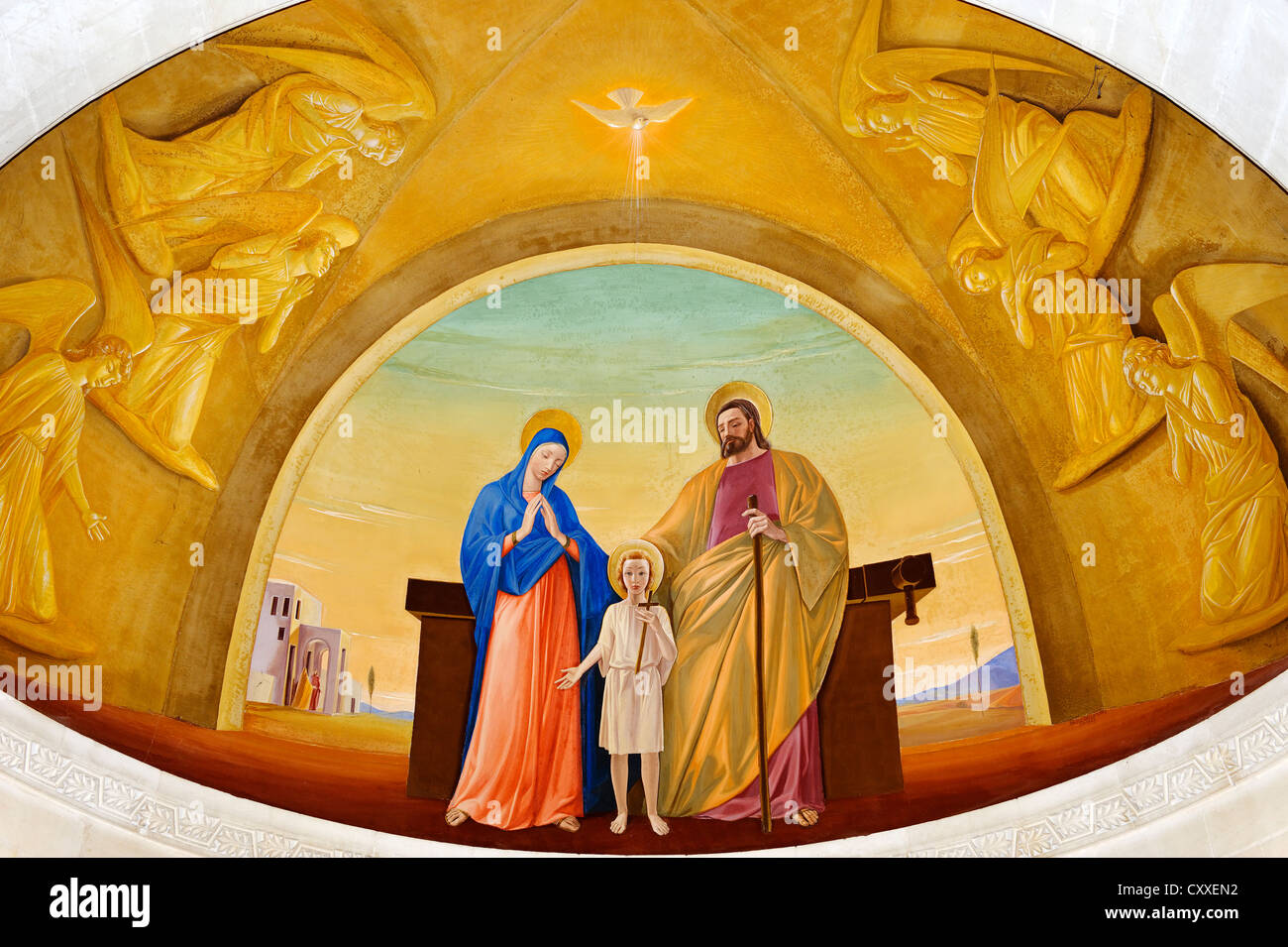 Maria e giuseppe disegno colorato immagini e fotografie stock ad alta