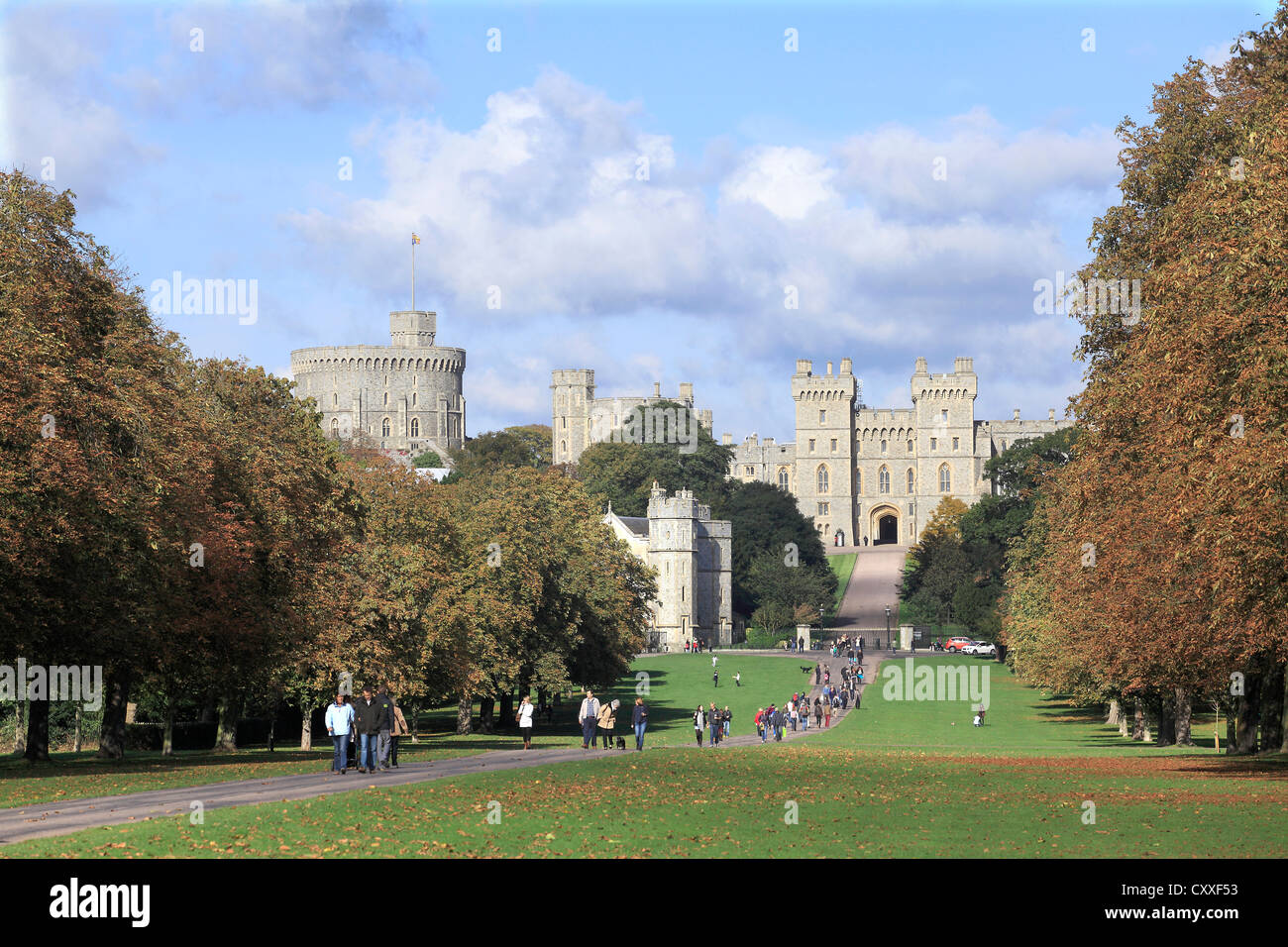 Il Castello di Windsor in Inghilterra Foto Stock