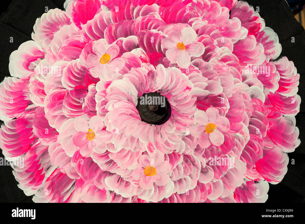 Fatte a mano carta colorata ombrello, Bo Sang, Chiang Mai, Thailandia del Nord della Thailandia, Asia Foto Stock Fatte a mano carta colorata ombrello, Bo Sang, Chiang Mai, Thailandia del Nord della Thailandia, Asia Foto Stock